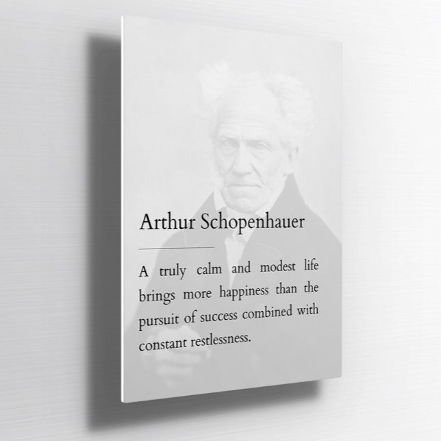 Arthur Schopenhauer Poster de citas inspiradoras (Von Creator hochgeladen)
