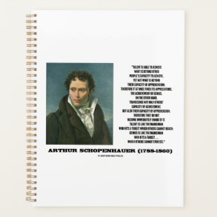 Arthur Schopenhauer Talent gegen Genius Zitat Planer