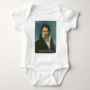 Arthur Schopenhauer Zitat "Nations Ridicule" Gesch Baby Strampler