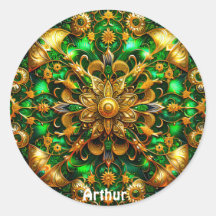 ARTHUR ~ Shiny Green und Gold Christmas ~