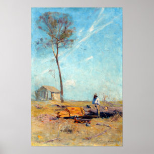 Arthur Streeton Die Hütte des Selektors Poster