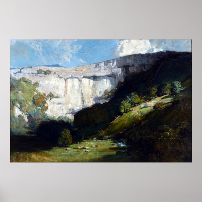 Arthur Streeton Malham Cove Poster (Vorne)