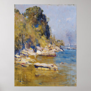 Arthur Streeton - Von meinem Lager (Sirius Cove) Poster