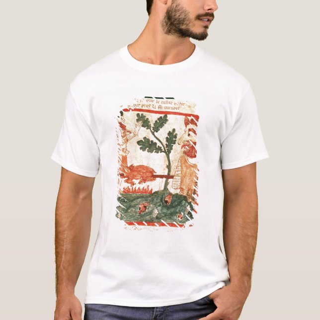 Arthur trifft die riesige Röstung ein Schwein auf T-Shirt (Vorderseite)