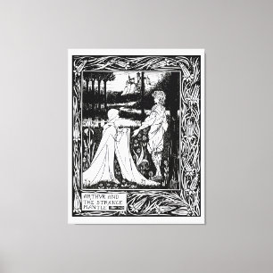 Arthur und das seltsame Mantel Leinwanddruck