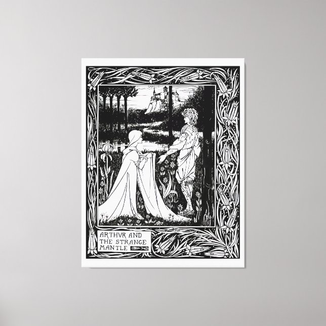 Arthur und das seltsame Mantel Leinwanddruck (Vorderseite)