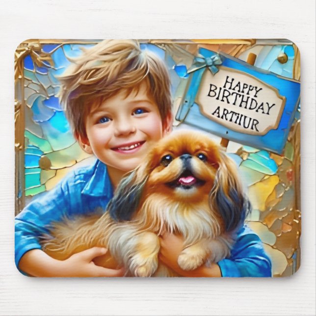 ARTHUR ~ Und sein PET DOG ~ Mousepad (Vorne)