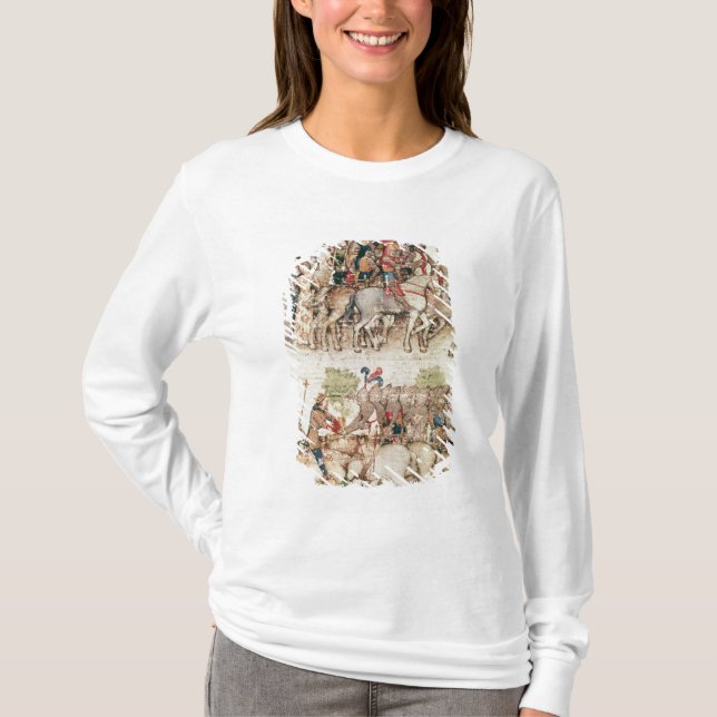 Arthur und seine Ritter, die auf darlegen T-Shirt (Vorderseite)