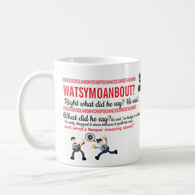 Arthur Webley TASSE Hot Fuzz (Links)