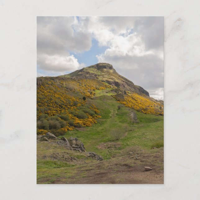 Arthur's Seat, Edinburgh Schottland Postkarte (Vorderseite)