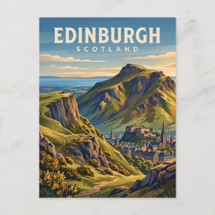 Arthur's Seat Schottland Postkarte