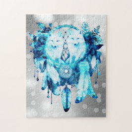Artic Fox Dreamcatcher Ice Blue Floral