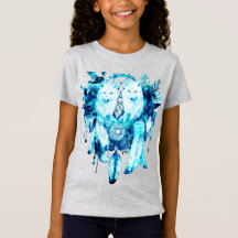 Artic Fox Dreamcatcher Ice Blue Floral