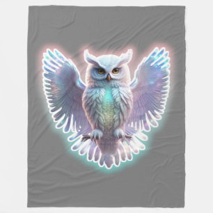 Artic Owl Fleece Blanket