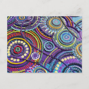 Artichicks art sur carte postale (duo paon)