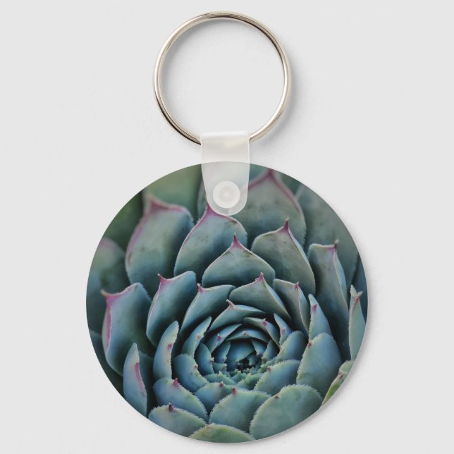 Artichoke Blume, Natur, Schlüsselkette Schlüsselanhänger (Vorderseite)
