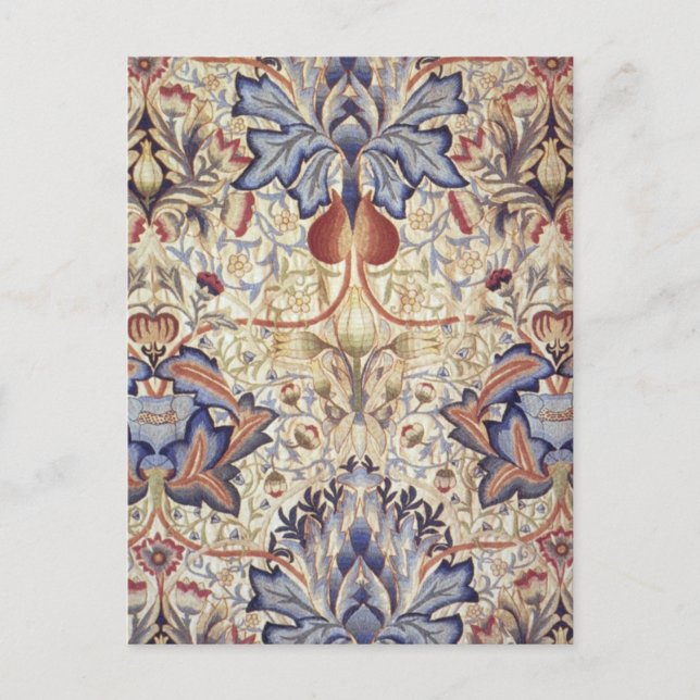 Artichoke Design von William Morris Postkarte (Vorderseite)
