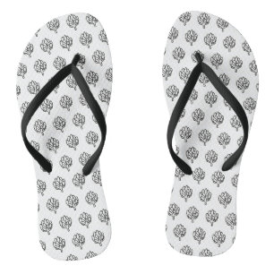 Artichoke Gemüseglobe Artischocken essbare Blume Flip Flops