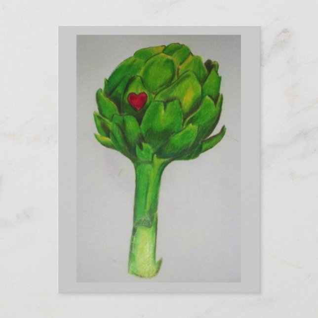 Artichoke Heart Postkarte (Vorderseite)