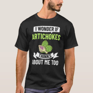 Artichoke Pflanze Rezept Gemüsepflanze Blume Einge T-Shirt