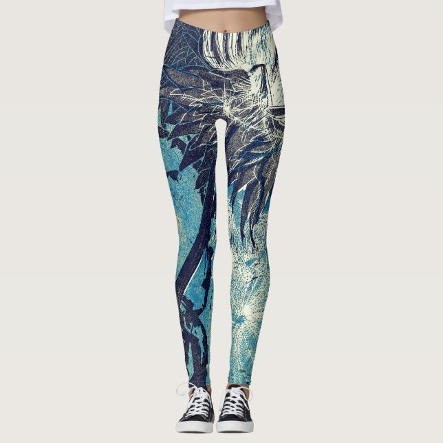 Artichoke Retro Peinture Leggings par Reijer Stolk (Devant)
