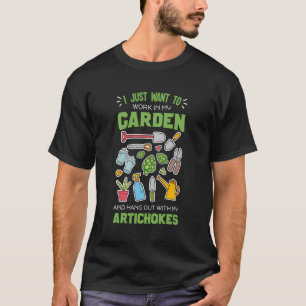 Artichoke Vegan Vegetarische Pflanze Lover Gemüseg T-Shirt
