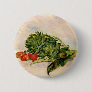Artichokes und Tomaten Button