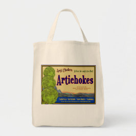 Artichokes Vintag Crate Art Leinwand Tasche