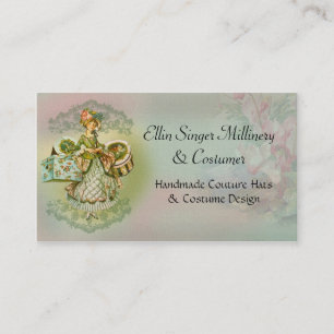 Articles de modes ou carte de visite de Costumers