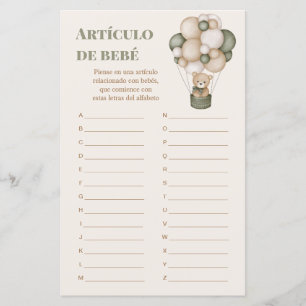 Artículo de bebé juego para Babydusche