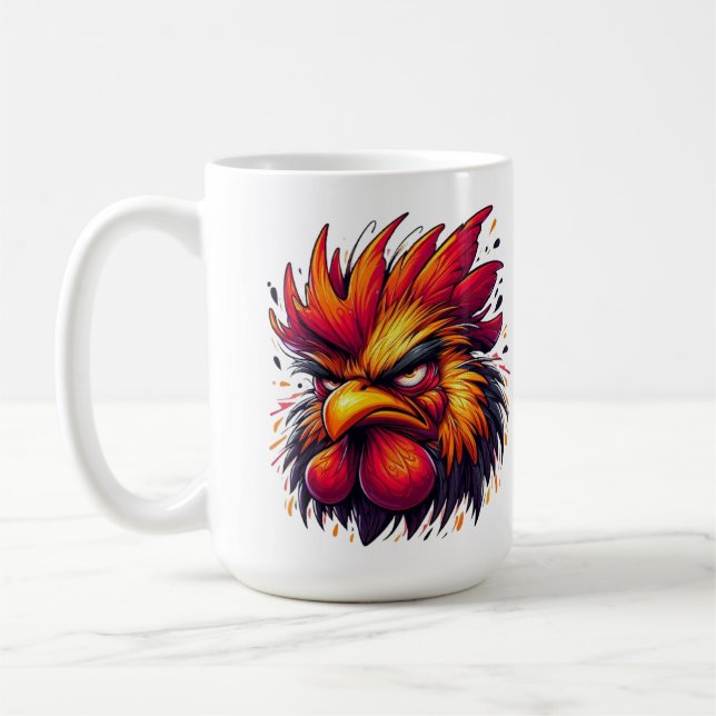 "Artie Angry Rooster" Mug (Gauche)