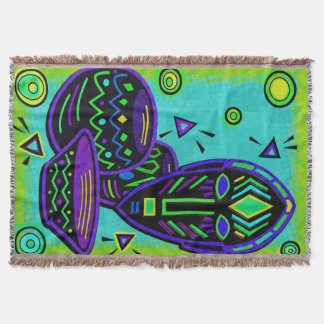Artifakt African Pop Art Decke