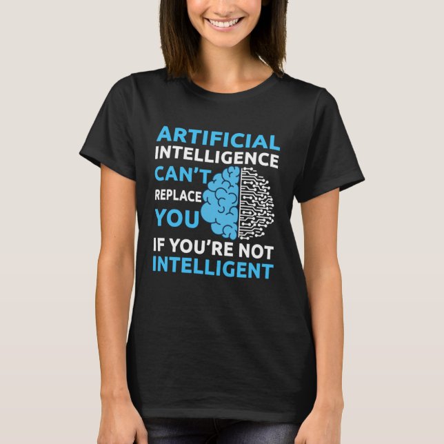 Artificial Intelligence Algorithm Programmer AI De T-Shirt (Vorderseite)