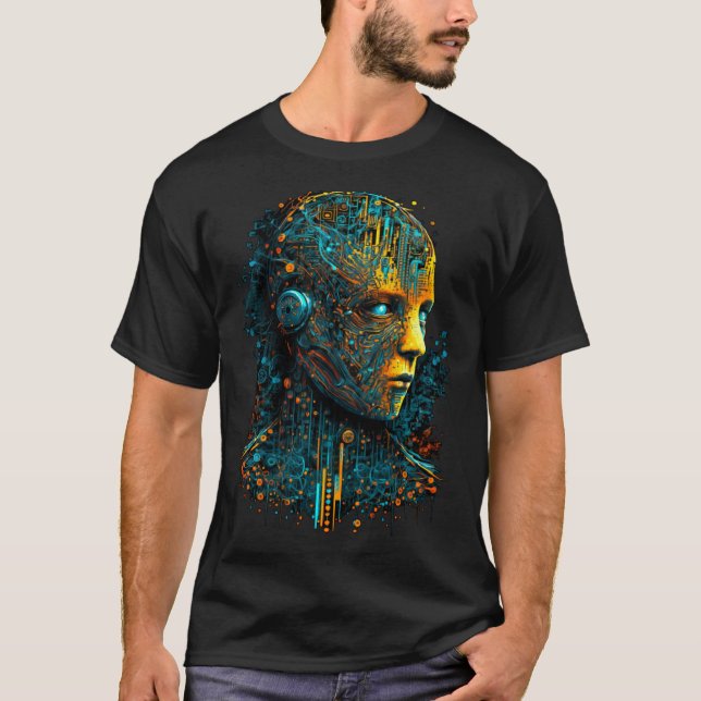 Artificial Intelligence  Computer Science  IT Prof T-Shirt (Vorderseite)