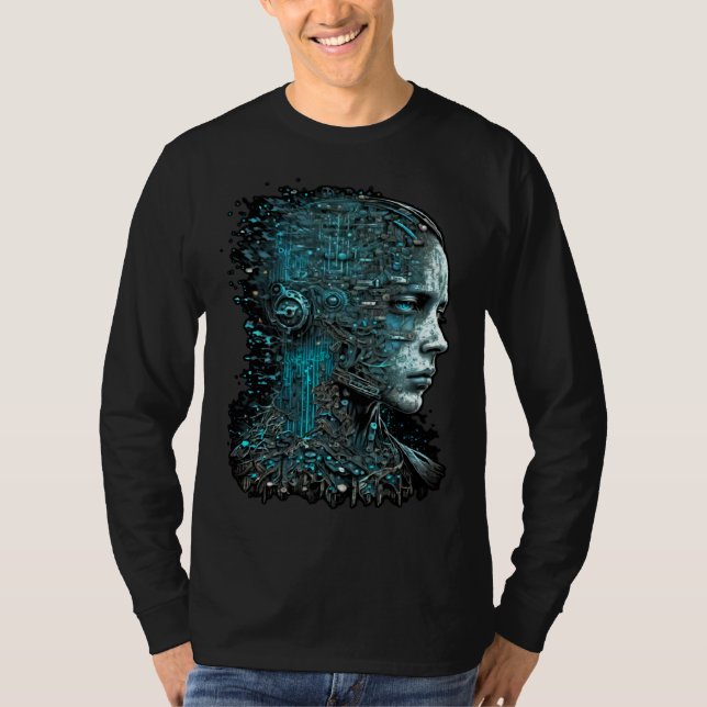 Artificial Intelligence  Computer Science  IT Prof T-Shirt (Vorderseite)
