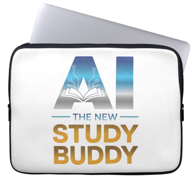 Artificial Intelligence Study Buddy Design Laptopschutzhülle (Vorderseite)