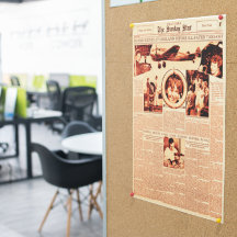 Artikel der Amelia Earhart Newspaper Front