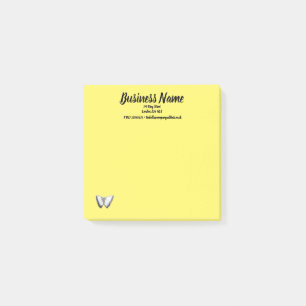 Artikel des Marketings personalisiert gelb Post-it Klebezettel