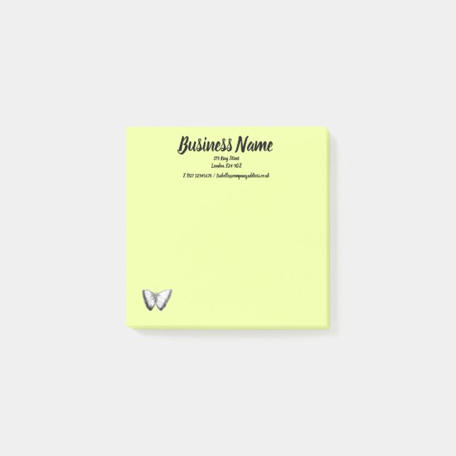 Artikel des Marketings personalisiert grün Post-it Klebezettel (Vorderseite)
