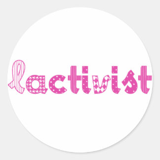 Artikel Stillperiode /Breastfeeding advocacy Runder Aufkleber