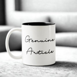 Artikel-Zitat Zweifarbige Tasse