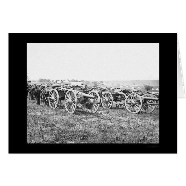 Artillerie à Richmond, VA 1862 (Devant horizontal)