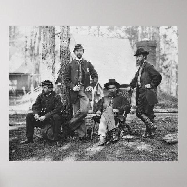 Artillerie Brigade, 3. Korps am Bahnhof Brandy Poster (Vorne)