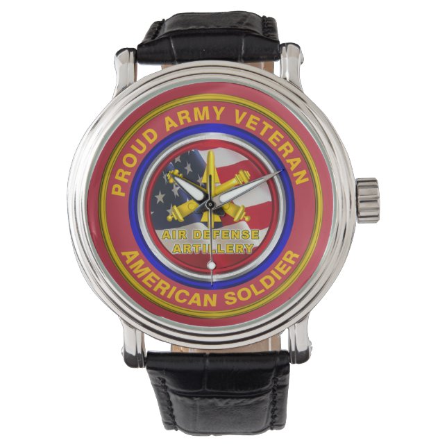 Artillerie für Luftverteidigung Armbanduhr (Vorderseite)