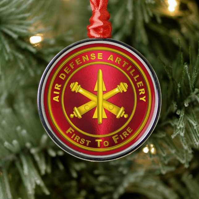 Artillerie für Luftverteidigung Ornament Aus Metall (Baum)