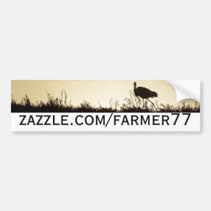 Artillerie Great Egret Feuchtland Animal Bird Autoaufkleber