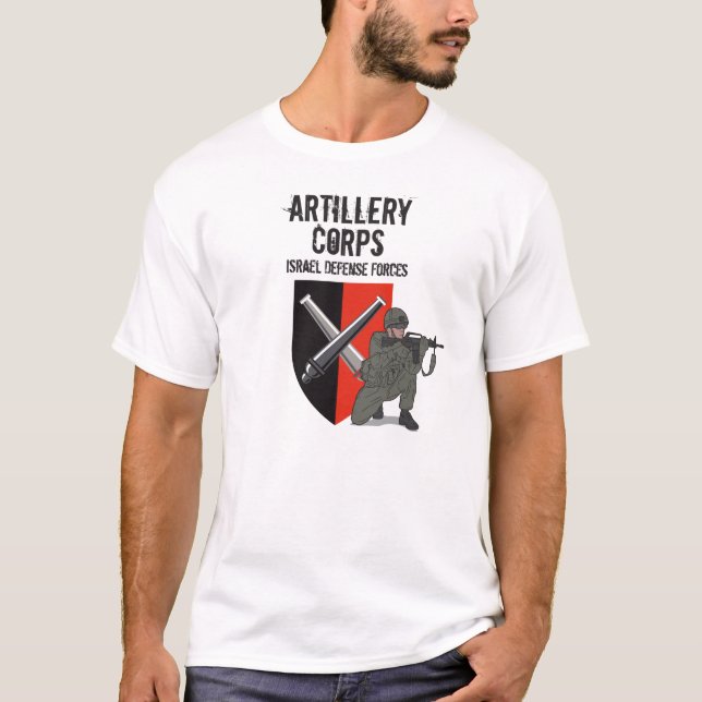 Artillerie-Korps, israelische Streitkräfte T-Shirt (Vorderseite)