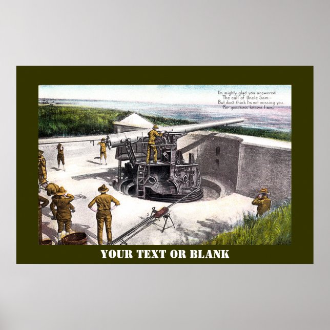 Artillerie Poster (Vorne)