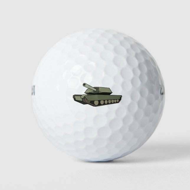 Artillerie Tank Golfball (Vorderseite)