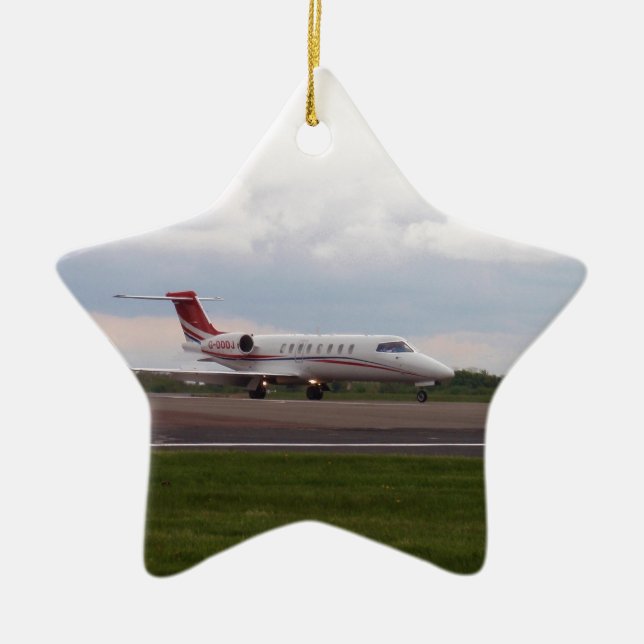 Artillerieunteroffizier Lear Jet 45XR Keramikornament (Vorne)